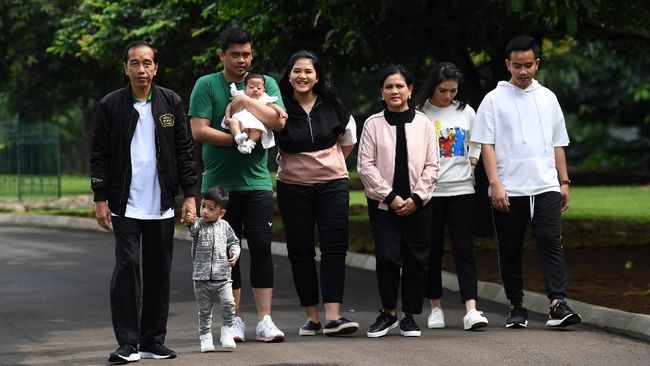 Putra sulung Presiden Jokowi dan keluarga
