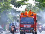 Cegah Penyebaran Covid-19, Pemkab Kudus Lakukan Sterilisasi Jalan