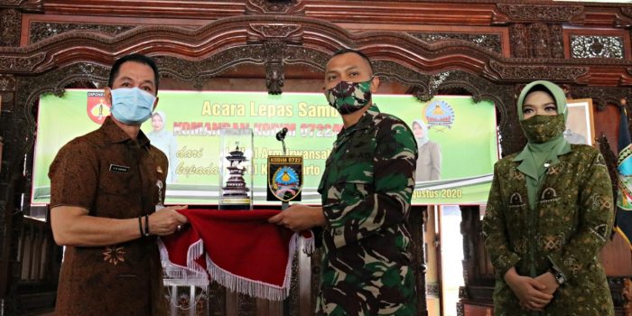 H.M Hartopo Sambut Dandim Baru