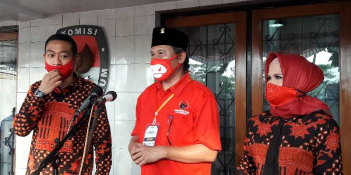 Bakal pasangan calon Wali Kota dan Wakil Wali Kota Magelang, Aji Setyawan dan Windarti Agustina
