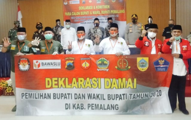 Paslon Bupati dan Wakil Bupati Pemalang