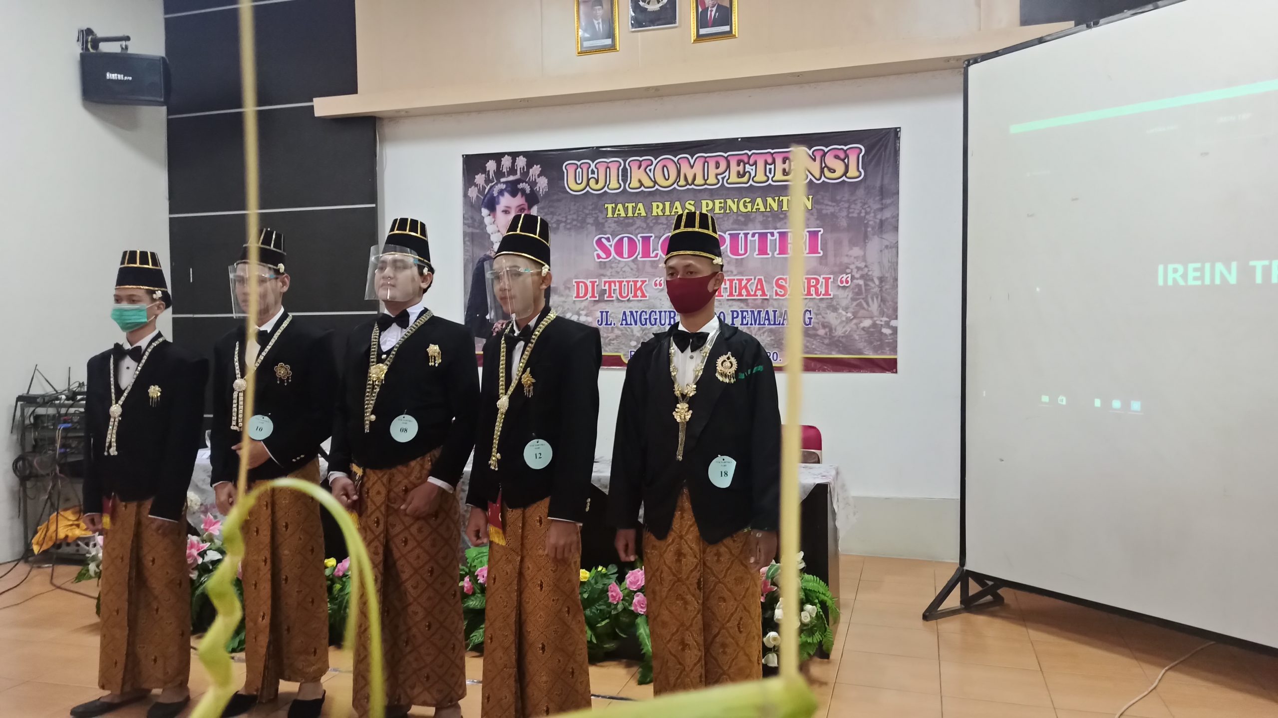 Ujian Kompetensi tata rias pengantin solo putri