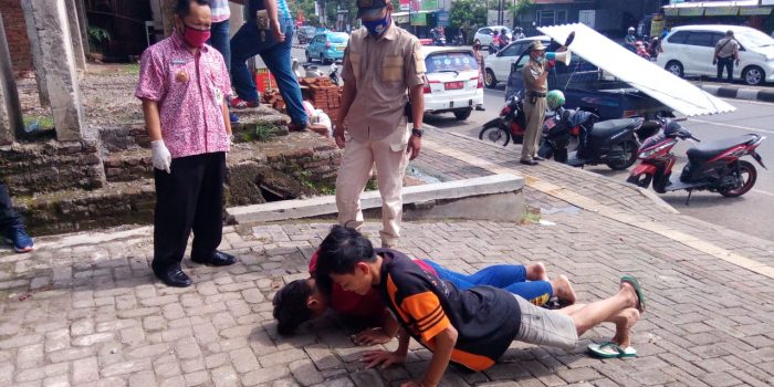 Razia Masker Satpol PP Kota Semarang, 6 Pelanggar Reaktif