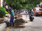Refocusing Anggaran, Proyek Trotoar Terlambat