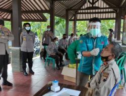 Ratusan Anggota Polresta Lakukan Tes Antigen