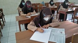Siswi salah satu sekolah di Kabupaten Pemalang