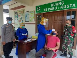 Pemudik Kecamatan Jati Jalani Rapid Antigen