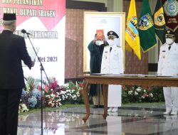 Dilantik, Bupati Diberi PR Covid