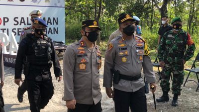 Kapolda Jateng Lakukan Kunjungan Kerja Ke Wonogiri, Cek Pelaksanaan Ops Ketupat Candi Tahun 2021 di Pos Pam