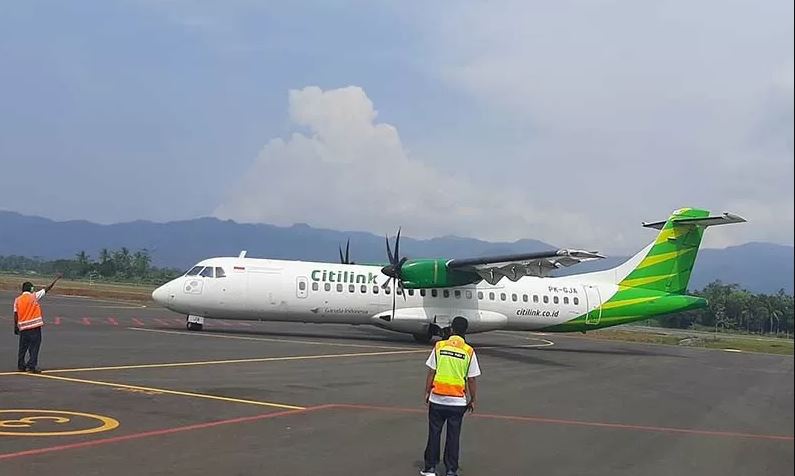Pesawat ATR-72 500 milik maskapai Citilink