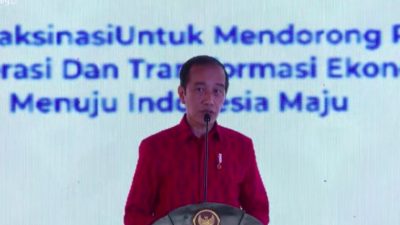 Presiden Joko Widodo dalam Musyawarah Nasional ke-VIII Kamar Dagang dan Industri di Kendari, Sulawesi Tenggara