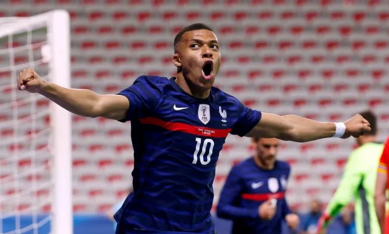 Pemain Prancis Kylian Mbappe