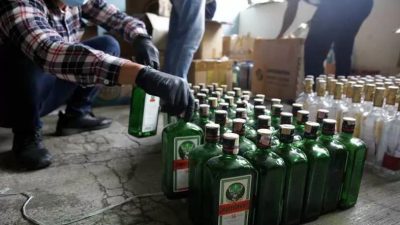 Pembuat Miras Merek Palsu Diamankan