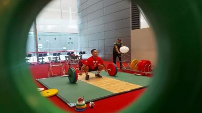 Lifter Indonesia Mulai Berlatih di Arena