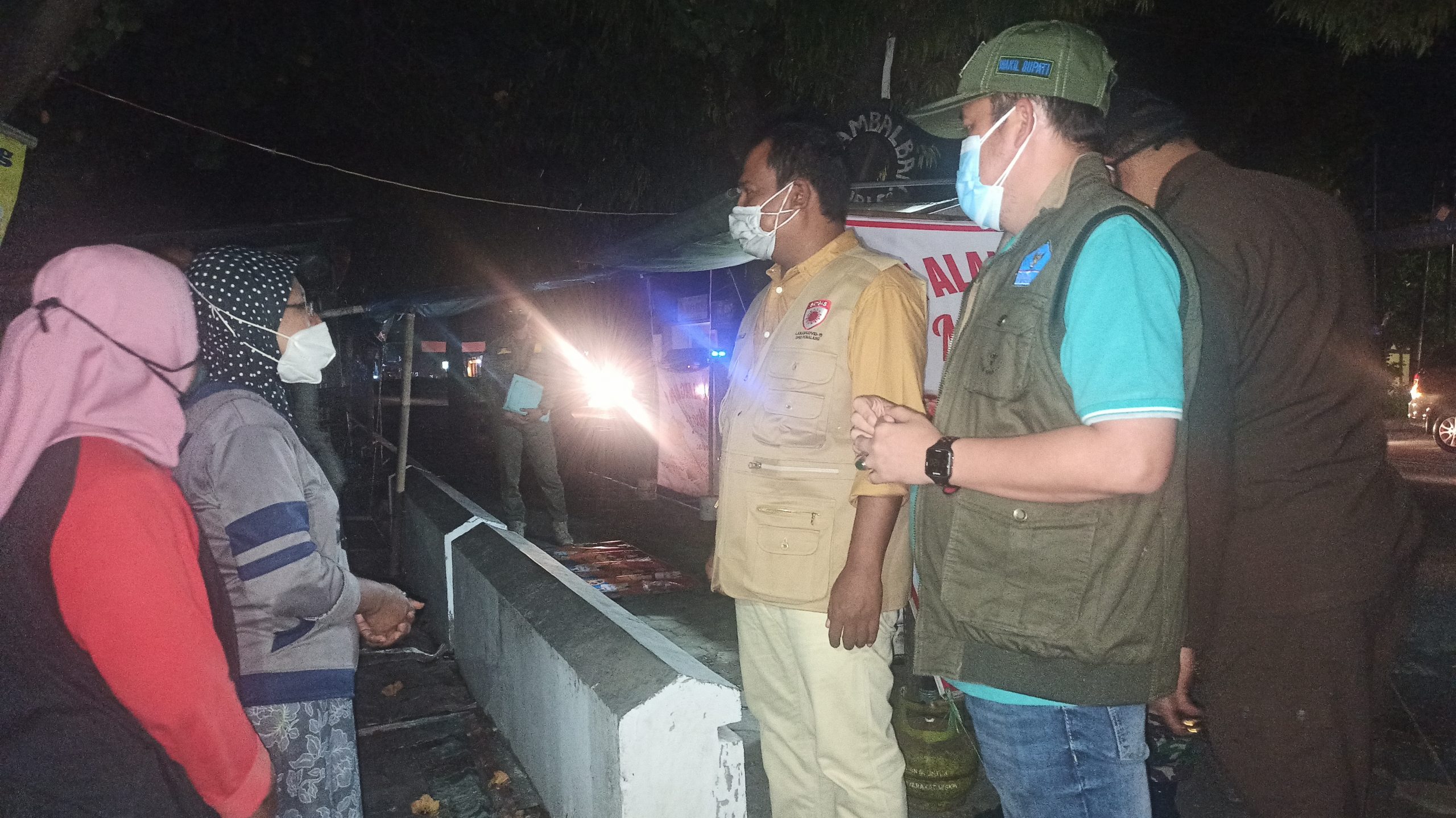 Operasi jam malam yang dilakukan Wakil Bupati Pemalang Mansur Hidayat bersama petugas gabungan