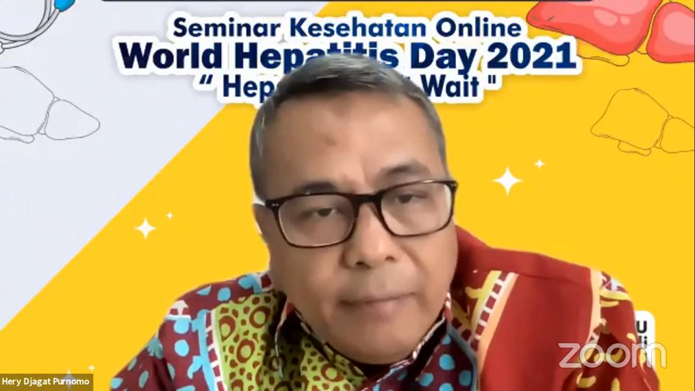 Dokter spesialis Penyakit Dalam Konsultan Gastroenterologi-Hepatologi RSUP Kariadi, Dr. dr. Hery Djagat Purnomo, Sp.PD, K-GEH