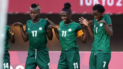 Kapten Timnas Putri Zambia Barbra Banda