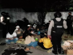 Amankan Belasan Warga Pesta Miras