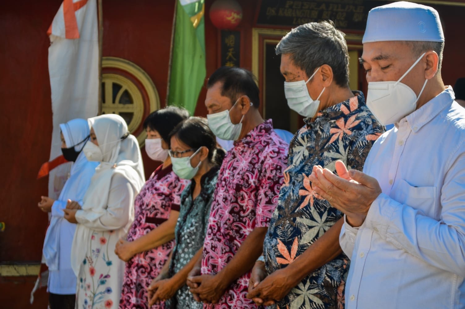 upacara bersama di Lasem