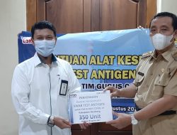 350 Unit Alat Swab Antigen Diberikan kepada Dinas Kesehatan