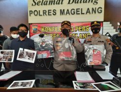Polres Magelang Berhasil Bekuk Seorang Resedivis Pelaku Pencurian Di Dua Apotik Magelang