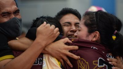 Tim Putri Jateng Rebut Emas Sepak Takraw Putri