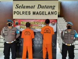 Pelaku Pencurian Berhasil Di Ungkap Polres Magelang, Ini Pesan Kapolres Magelang