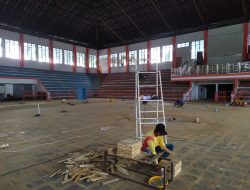Fasilitas GOR Siap, Parket Lantai Dirombak