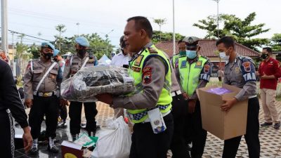 Polres Demak Galang Dana untuk Korban Erupsi Semeru