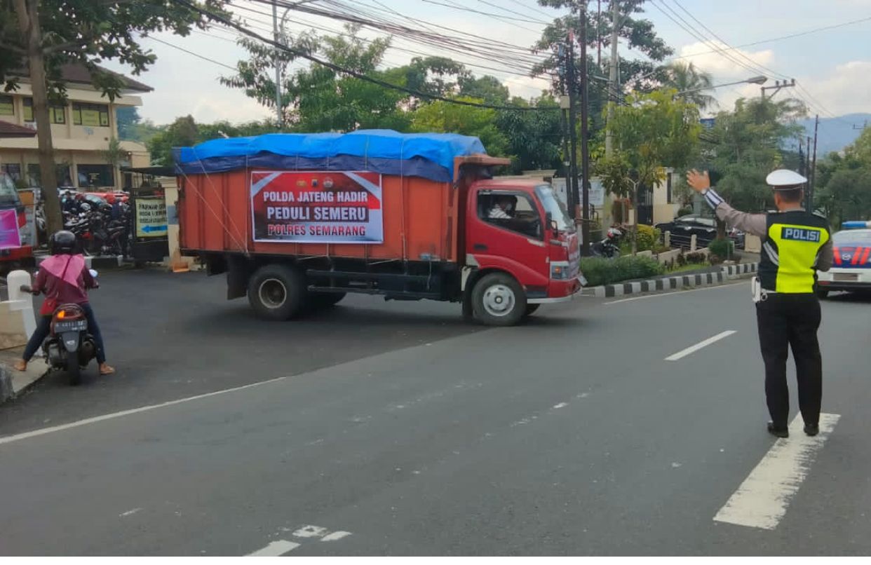 Bantuan dari Polres Semarang