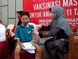 63.231 Anak Usia 6-11 Tahun telah Divaksin