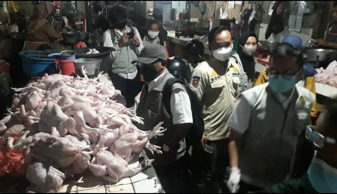 Tim gabungan dinas pertanian dan pangan, Satpol PP Dan dinas perdagangan