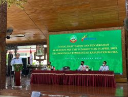 Bank Jateng Cabang Blora Gandeng Pemerintah Kabupaten Blora Menyelenggarakan Sosialisasi Taspen dan Penyerahan SK Pensiun PNS