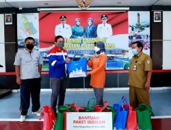 PT Kilang Pertamina Internasional Refinery Unit IV Cilacap Peringati Bulan Keselamatan dan Kesehatan Kerja, dengan Bagikan Paket Sembako