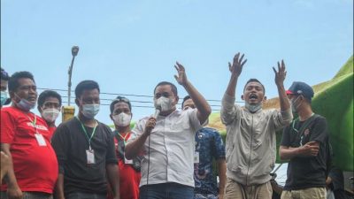 Temui Sopir Truk, Siap Bawa Aspirasi Sopir Truk ke Pusat