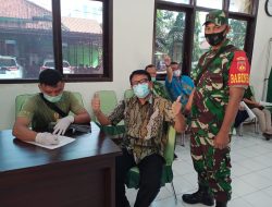 Kodim 0736/Batang Gelar Vaksin Booster untuk Pegawai BPN