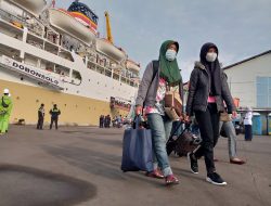 Gratis, 413 Pemudik Datang di Pelabuhan Tanjung Emas