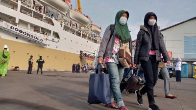 Gratis, 413 Pemudik Datang di Pelabuhan Tanjung Emas