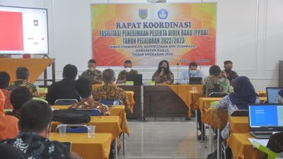 Disdikpora Kudus Gelar Koordinasi Persiapan PPDB TA 2022/2023
