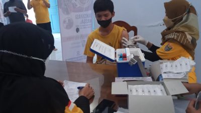 Percepatan, Dinkes Batang Gelar Vaksinasi Booster di CFD