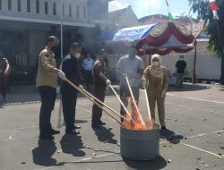 Barang Bukti Perkara Dimusnahkan