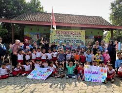 Rayakan Hari Anak; Mahasiswa KKN UIN Walisongo Ajarkan Pentingnya Cuci Tangan