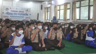 Dinsos P3AP2KB Kudus Kenalkan Forum Anak Kepada 100 Siswa