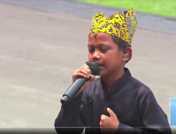 Nyanyikan Lagu Ojo Dibandingke di Perayaan HUT RI, Farel Prayoga Buat Prabowo Ikut Berjoget