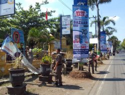 Tak Berizin, Sejumlah Baliho Dicopot