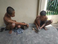 Ganggu Ketertiban, Dua Manusia Silver Diamankan