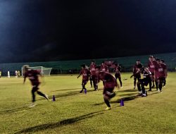 Tak Ingin Kalah, Tim Persijap Konsisten Berlatih meski Kaki Melepuh