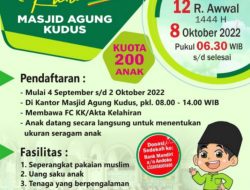 Masjid Agung Kudus Perbanyak Kuota Khitanan Umum Gratis