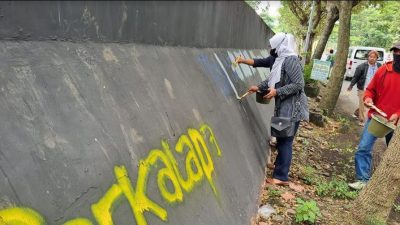 Wali Murid Pelaku Tawuran Hapus Vandalisme