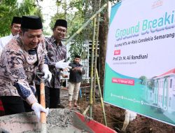 Ground Breaking Pembangunan Asrama, Dirjen Pendis Kemenag Kunjungi Arrois Cendekia
